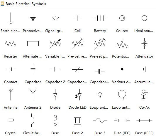 visio 2013 electrical symbols